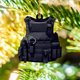 thumbnail image 5 of Colgante navideño con equipo policial, adorno colgante para árbol de Navidad de Papá Noel, espejo retrovisor de coche, mochila, decoración para fiestas navideñas, 5 of 7