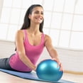 thumbnail image 4 of Mini 25cm 2 Pcs Yoga Ball Anti-burst Thick Stability Ball Mini Pilates Barre Physical Ball, 4 of 7