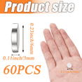 thumbnail image 3 of 60 Pcs Magnets, 6x3mm Fridge Magnets, Neodymium Strong Magnet, Small Magnets, Whiteboard Magnets, Mini Magnets, Tiny Magnets, Magnets for Whiteboards, Magnets for Crafts, Home, Office, 3 of 8