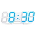 thumbnail image 3 of Wall Clock Digital Alarm Digital Wall Led Number Time Alarm Clock,blue, 3 of 5