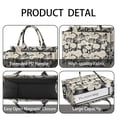 thumbnail image 4 of Large Capacity Tote Bag,Pioneer Flower Floral Print Pattern Handbag Fashion Luxury Tote Bag,15.7"x13"x 5.1" Inches,Laptop Compatible, 4 of 6