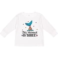 thumbnail image 3 of Inktastic 3rd Birthday Mermaid Tail Girls Party Girls Long Sleeve Toddler T-Shirt, 3 of 5