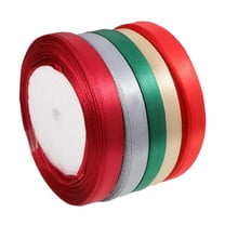 WRITWAA Ribbon for Tree Decoration Party Decoration Ribbons Assorted Color 5 Rolls