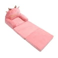 thumbnail image 1 of Foldable Sofa Cute Cartoon Shape Comfortable Multifunctional Kids Couch with Premium Sponge, Adorable Cartoon Design, 1 of 8
