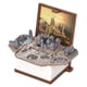 thumbnail image 1 of Figura plegable libro llavero 3D libro plegable tridimensional para Goody Bag Filler Castillo Marrón Sunnimix llavero libro, 1 of 8