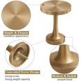 thumbnail image 3 of czcpp-Curtain Holdbacks, Medallion Curtain Tieback Hooks for Drapes, Modern Decorative Drapery Holdbacks Metal Curtain Holders for Wall Gold Curtain Pullbacks, 4 Pack, 3 of 4