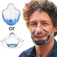 thumbnail image 1 of White elk Máscaras faciales de claridad plástica, máscara facial transparente visible, protector facial transparente, 1 of 5
