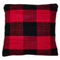 thumbnail image 1 of Saro Lifestyle 9027.R18SP Coussin Chindi à Carreaux Buffalo 18 Pouces Rempli de Poly, 1 of 1