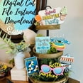 thumbnail image 3 of POINTERTECK Rustic Farmhouse Tiered Tray Decors Eco-friendly  Exquisite Pattern  Bright Color Tiered Tray Ornaments (5/6/7/8Pcs), 3 of 8