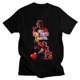 thumbnail image 4 of Camisetas con estampado gráfico para hombres y mujeres, ropa de calle de Hip Hop, 100% algodón, Tops de manga corta, camisetas negras de gran tamaño, cuello redondo, ropa Y2K, 4 of 4