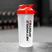 Protein Shaker Bottle (700ml), Red [Pack of 20]