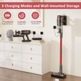 thumbnail image 3 of PrettyCare  Cordless Vacuum Cleaner 60kPa with 55min Runtime 5-stage advanced filtration for Carpet Hard Floor 3-speed adjustment with LED, 3 of 12