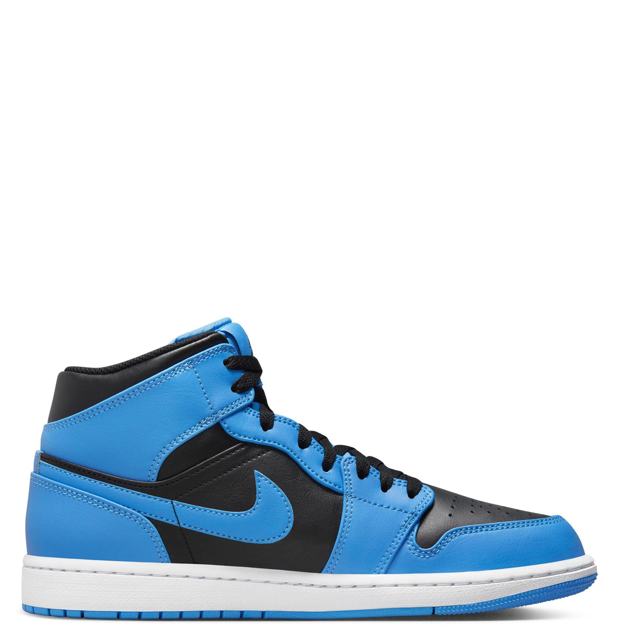 Men s Jordan 1 Mid University Blue Black White DQ8426 401 8.5