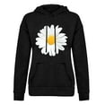 thumbnail image 3 of Aloohaidyvio Hoodies,Winter Ladies Long-Sleeved Pullover Print Round Neck Hooded Sweatshirt, 3 of 5