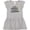 AC-Heather Grey, variant on Inktastic Love Doesnt Count Chromosomes with Yellow and Blue Ribbon Girls Toddler Dress