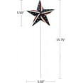 thumbnail image 5 of 4set Metal Star US Flag Patriotic Garden Stake,15.75" H Independence Day American Flags Star Barn Decorative Yard Stake Sign for Planter Flower Pot Memorial Day 4th of July Labor Day Decor, 5 of 7