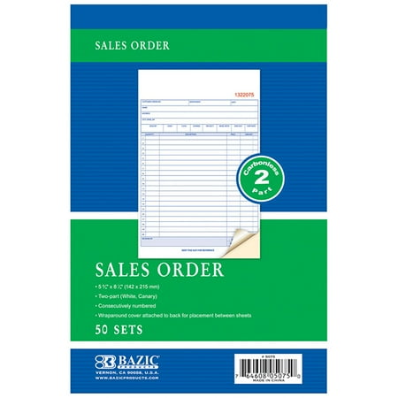 2 Part Sales Order - New 402134 50 Sets 5 9 / 16 Inch X 8 7 / 16 Inch 2- Part Carbonless Sales Order (24-Pack) Writing Materials Cheap Wholesale Discount Bulk Stationery Writing Materials River Stones