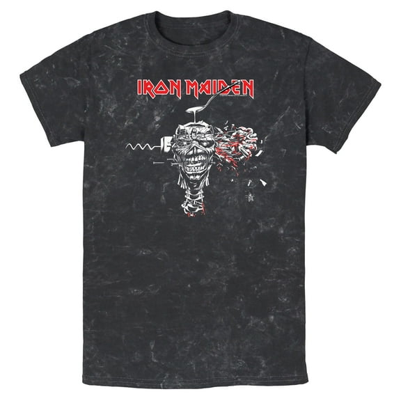 Mens Iron Maiden Punch Brain T Shirt