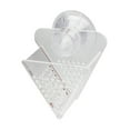 thumbnail image 1 of Comedero para peces, triangular de acrílico resistente, práctico accesorio para acuario, fácil de usar, con ventosa, compacto para alimentos, 1 of 8