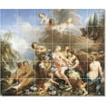 thumbnail image 1 of Ceramic Tile Mural-Francois Boucher Mythology Tile Mural Commercial Remodel Ideas. 72" w x 60" h using (30) 12 x 12 ceramic tiles, 1 of 3