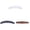 Multicolor 3x, variant on Ljudmp Women's Banana Clip Hair Clincher Combs Classic Curved Hair Clip Non-Slip Hair Accessory Ponytail Clips White