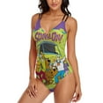 thumbnail image 2 of Scooby Doo Women's One Piece Swimsuits Tummy Control Bathing Suits V Neck Double Straps Swimwear Slimming S, 2 of 8