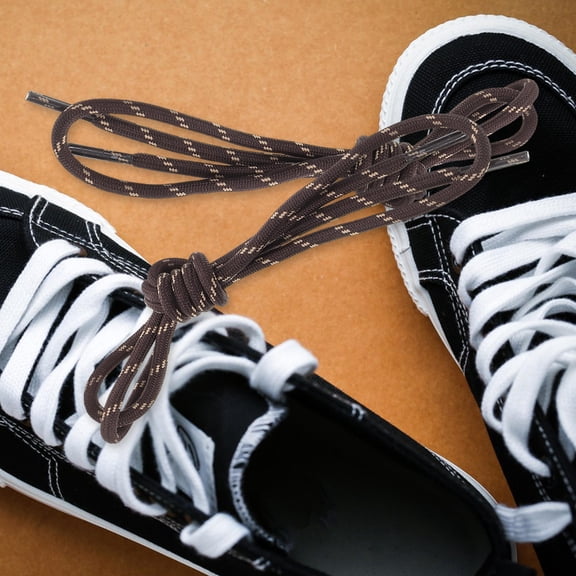 WEUVEB Round Shoelaces Polyester Assorted Colors for Shoes and Accessories 3Pairs