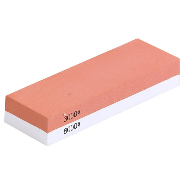 Kenally Piedra de afilar japonesa de 2 lados 3000/8000, piedra para afilar cuchillos, piedra de afilar antideslizante con base para pulido de interiores Herramientas y ferretería Kenally TO002594-00