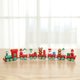 thumbnail image 1 of Adorno de tren navideño de madera Decoración navideña Regalo de Papá Noel Juguetes Manualidades Mesa Deco Navidad Navidad 2021 Año Nuevo, 1 of 5