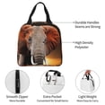 thumbnail image 2 of Kdxio Elephant Sunset in Kenya Print Insulated Lunch Bag,Reusable Tote Lunch Box for Women Men,Leakproof Cooler Lunch Bags for Work Office Travel Picnic, 2 of 6