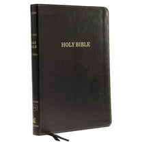 KJV, Thinline Bible, Large Print, Imitation Leather, Black, Red Letter Edition, (Hardcover)