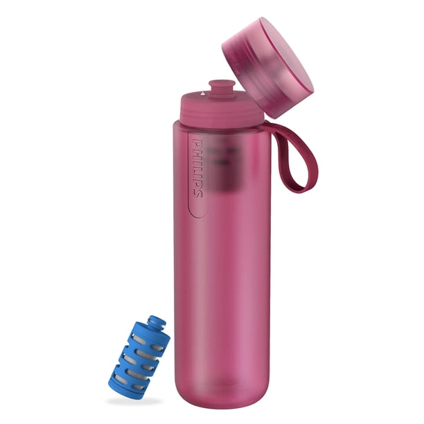 Botella de agua PHILIPS Water GoZero Active de 950 ml con filtro de fitness