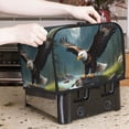 thumbnail image 7 of Lsque Forest River Bald Eagle Print 2 Slice Toaster Cover , Kitchen Appliance Dustproof Protector , Toaster Protector Dustproof Kitchen Appliance Cover, 7 of 7