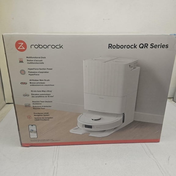Roborock QRT78 Robot Vacuum and Mop with Multifunctional Dock NEW