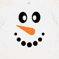 thumbnail image 4 of Inktastic Cute Smiling Snowman Face with Carrot Nose Boys or Girls Baby T-Shirt, 4 of 5
