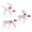 D, variant on Sylvtty Christmas Light Up Reindeer Decoration Outdoor Lighted Deer Family with Bow 2D Waterproof Metal Reindeer for Yard Patio Lawn Garden Party Decor
