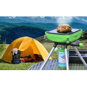 Flame King Multi-Functional Portable Propane BBQ Grill Camp Stove, Lighweight & Portable