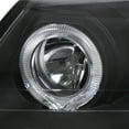 thumbnail image 6 of Spec-D Tuning Black Projector Headlights w/ Dual LED Halo Rings Compatible with 1999-2004 Ford Mustang, Left + Right Headlamp Assembly, 6 of 7