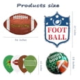 thumbnail image 5 of Cymylar Super Bowl Foil Balloon Set, Colorful Football Themed Birthday Party Decorations(13Pcs), 5 of 8