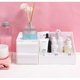 thumbnail image 5 of Caja de almacenamiento de maquillaje, cajón de papelería, soporte cosmético, organizador de mesa de oficina Feliz Sencillez, 5 of 5