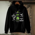 thumbnail image 5 of LUOGENLI Chandails à Capuchon pour Hommes Ensemble Coton Halloween Chandail à Capuchon Graphique Chandail Molletonné à Enfiler Manches Longues Veste Décontractée avec Imprimé pour Automne Hiver Tenue Confortable Chandails à Capuchon pour Hommes à Enfiler Noir Taille TTTG, 5 of 5