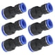 thumbnail image 3 of Conectores neumáticos, 20 piezas Conectores de empuje rectos Accesorios de línea de aire Conector recto de manguera de aire Características mejoradas, 3 of 12