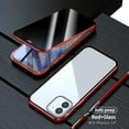 thumbnail image 2 of Xinhuaya Anti-Peeping Full Body Mobile Phone Case Clear Tempered Glass Privacy Cover For Iphone12/Pro/Pro Max, 2 of 7