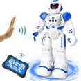 thumbnail image 1 of Kid Remote Control Intelligent Robot, Walking Singing Dancing Educational Toy, Smart Robot Toy (Blue) for Kids Gifts,for Ages 6 and up, 1 of 9