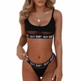 thumbnail image 1 of Conjunto De ropa interior Sexy para mujer con Letras De tres puntos huecos/ropa interior femenina/ropa De baño deportivapangjing, 1 of 4