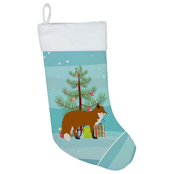 Carolines Treasures BB9243CS Red Fox Christmas Christmas Stocking
