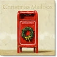 thumbnail image 1 of Sullivans Darren Gygi Christmas Mailbox Canvas, Museum Quality Giclee Print, Gallery Wrapped, Handcrafted in USA 14"W Red, 1 of 3