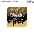 thumbnail image 3 of SIYTUAU Paper Napkins 20 Pack Graduation Party Disposable Tissue For Ceremony Table Decorations 13 Inch, 3 of 8