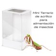 thumbnail image 2 of REPTI ZOO Mini Terrario de Acrílico para Reptiles, 12cmx10cmx20cm de 2.4 Lt, Caja de Cría de Reptiles, Terrario para Tarántula, Escorpión, Isópodos, Cucaracha, Invertebrados, Insectos y Mantis, 2 of 11