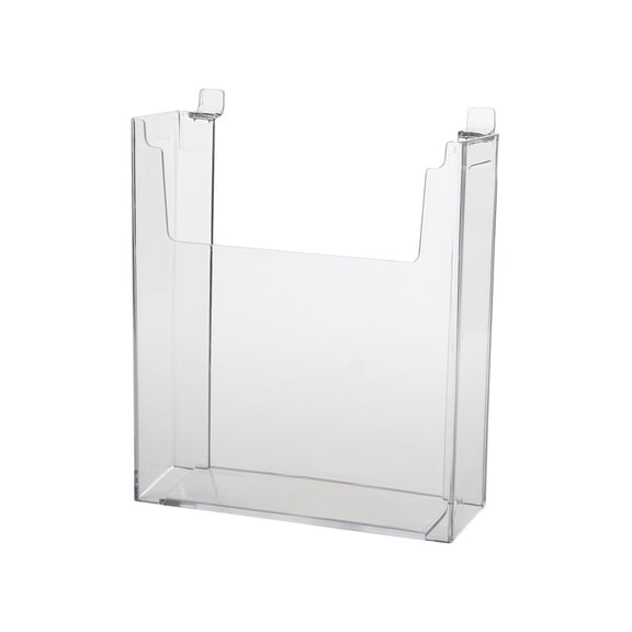 SSWBasics Slatwall Literature Holder - 8 1/2 in W x 11 in H x 2 1/4 in D